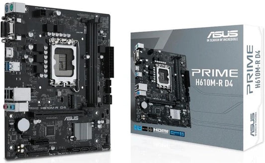Asus Prime H610M-R Intel LGA 1700 Micro ATX Motherboard