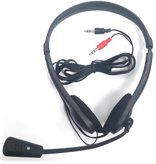 Unique Black Stereo HeadPhone with Microphone