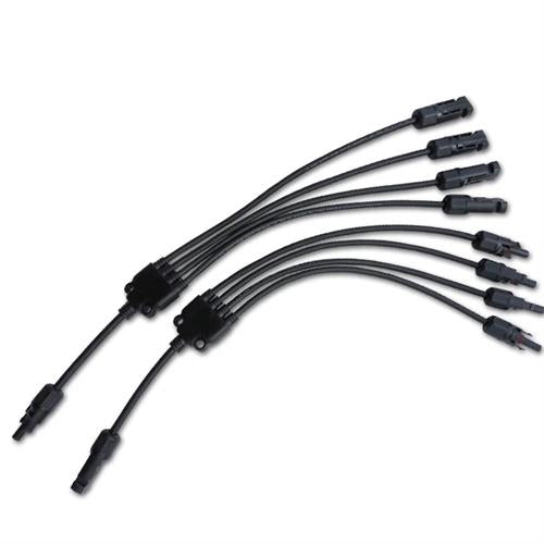 Solarwise MC4 Y Combiner 4 In 1 Solar Panel Combiner Cab